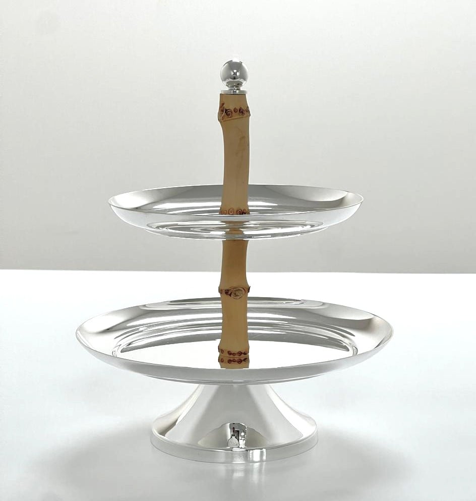 Small Appetizer Bamboo Stand - Image 6