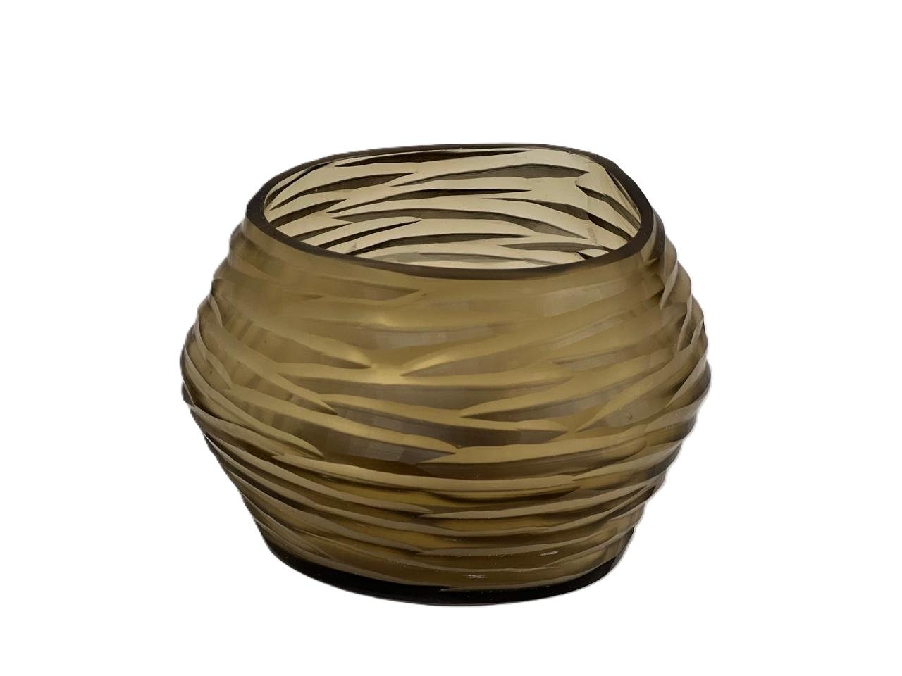 T-Light oval medium holder, copper smoke - Image 3