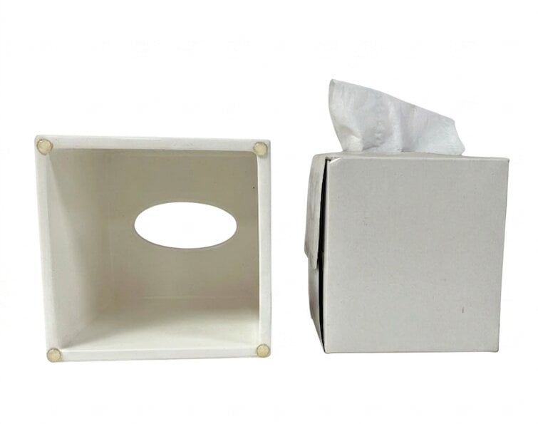 Luxury Set of Tissue Box & Waste Basket - صورة 10