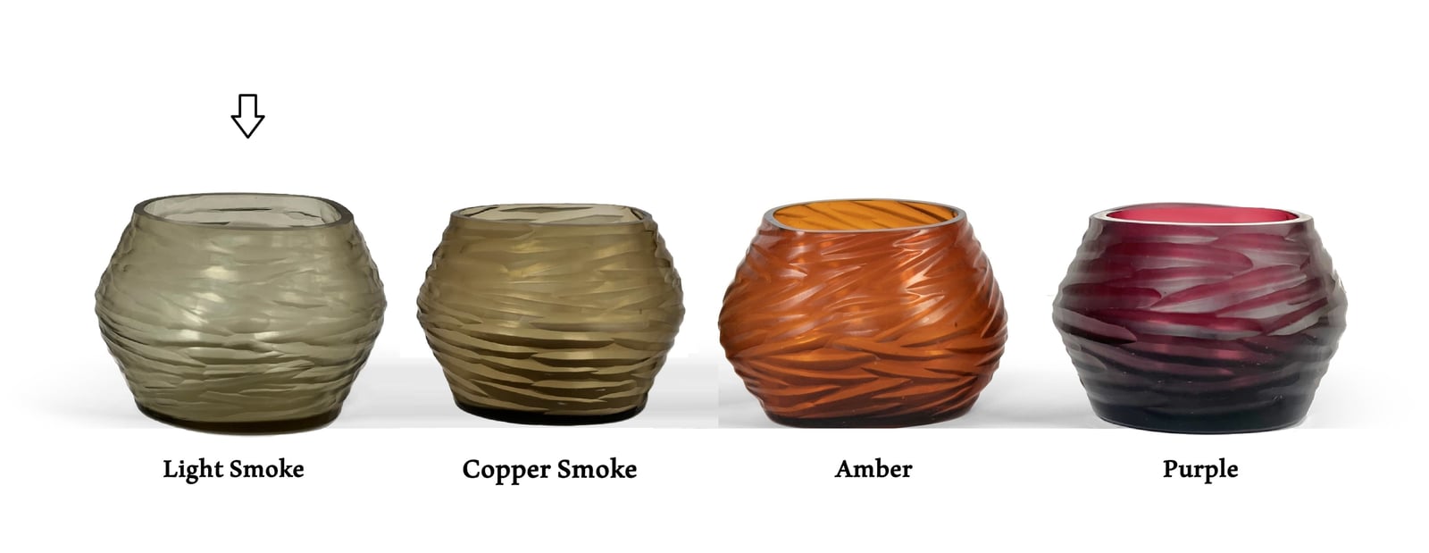 T-Light oval medium holder, light smoke - Image 8