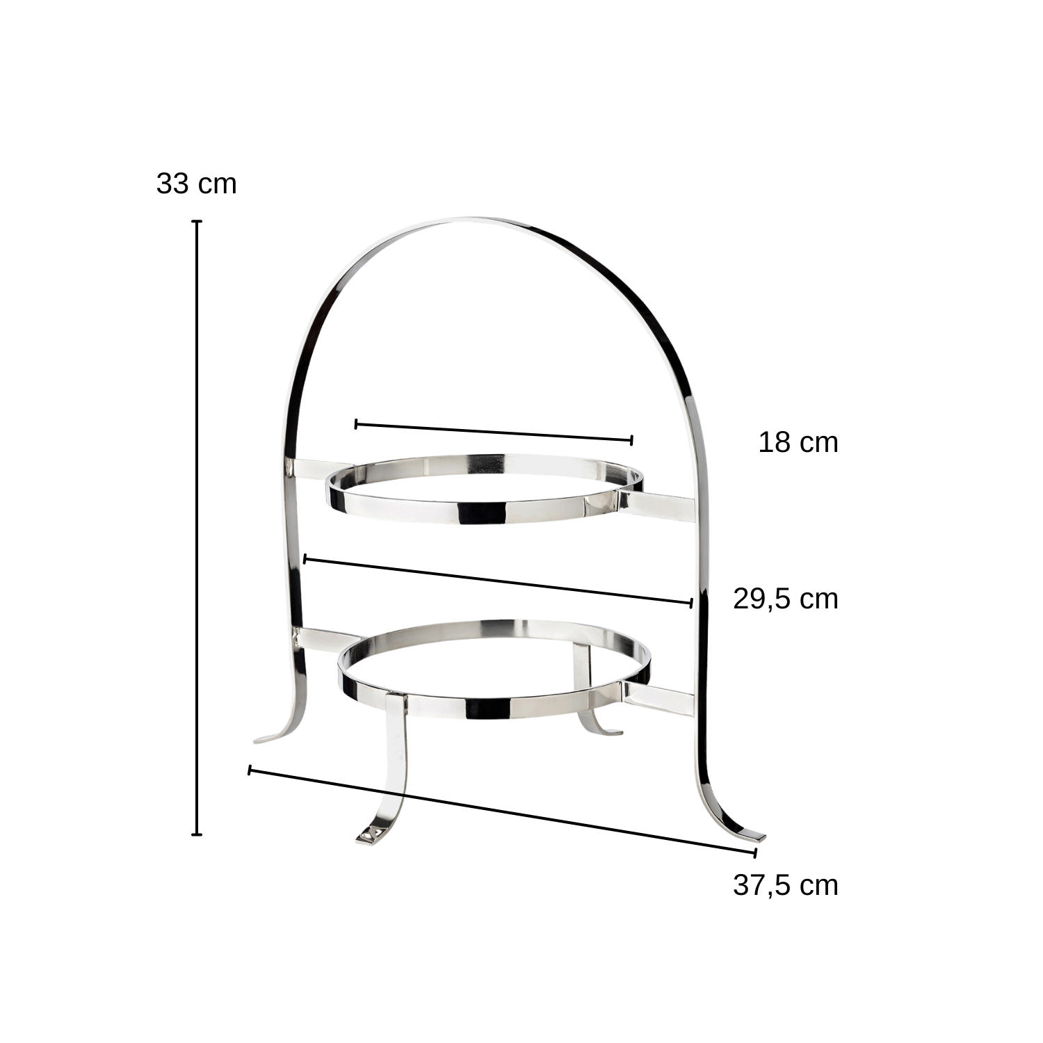 Two Tiers Plates Holder - صورة 4