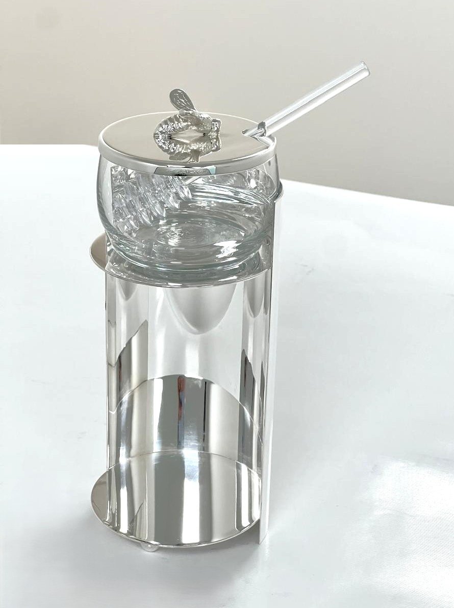 Bee Cover + Pot + Honey Spoon & Support of Tostes - صورة 2