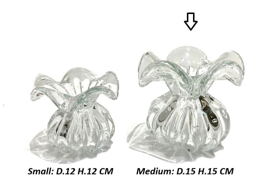 Murano Crystal Vase, Medium - صورة 9