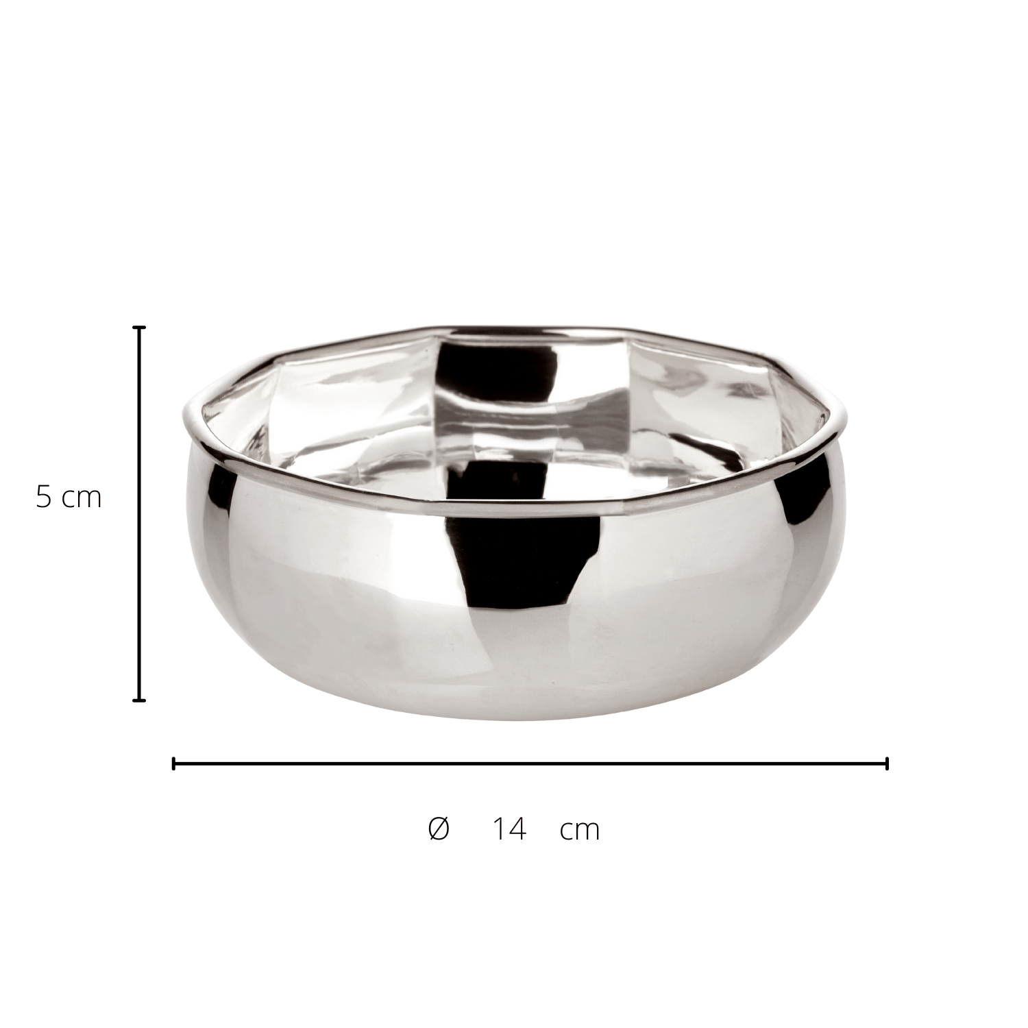 Medium bowl with ten sides - صورة 4