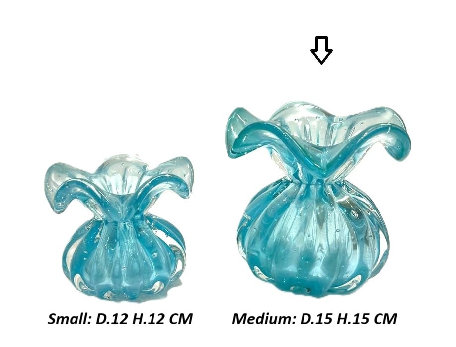 Murano Crystal Vase, Medium - صورة 3