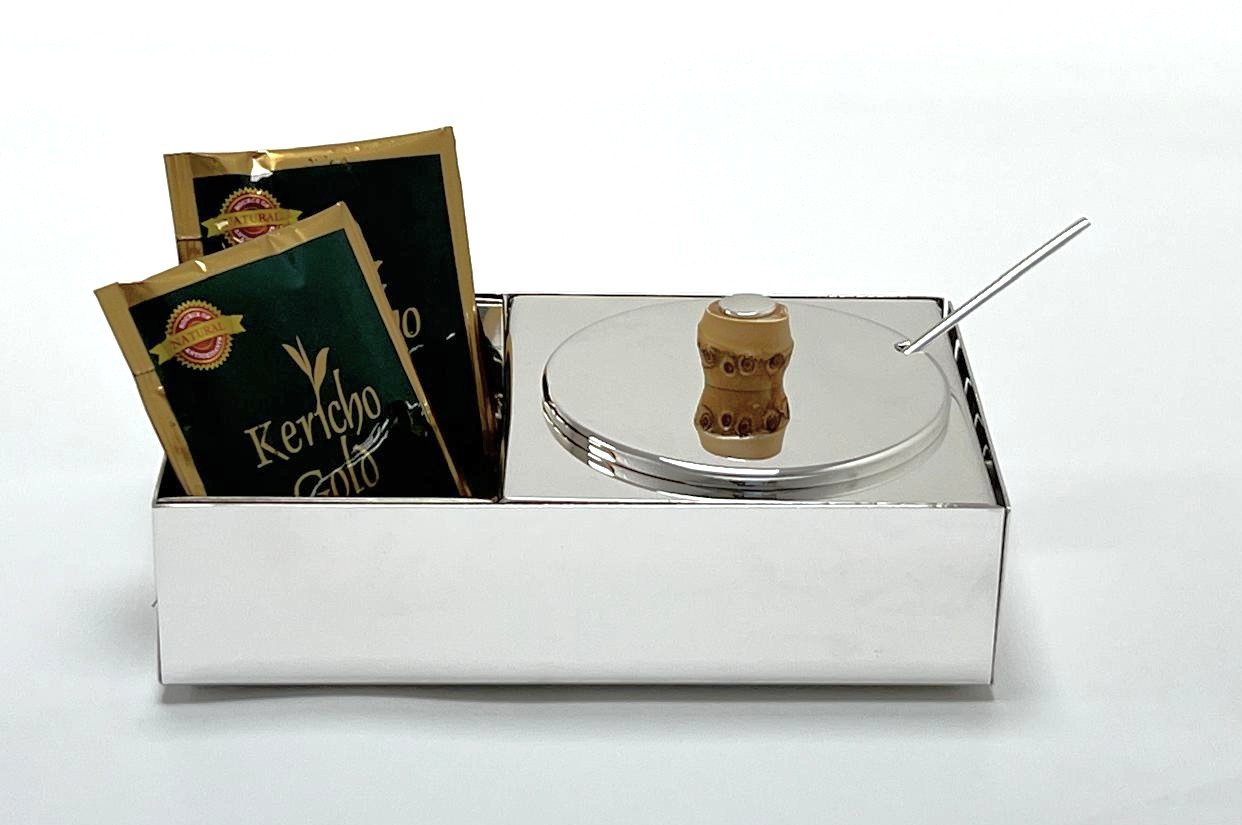 Sweetener Holder w Bamboo - Image 1