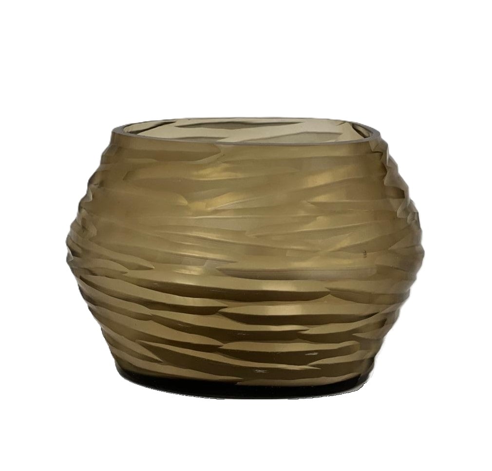 T-Light oval medium holder, copper smoke - Image 2