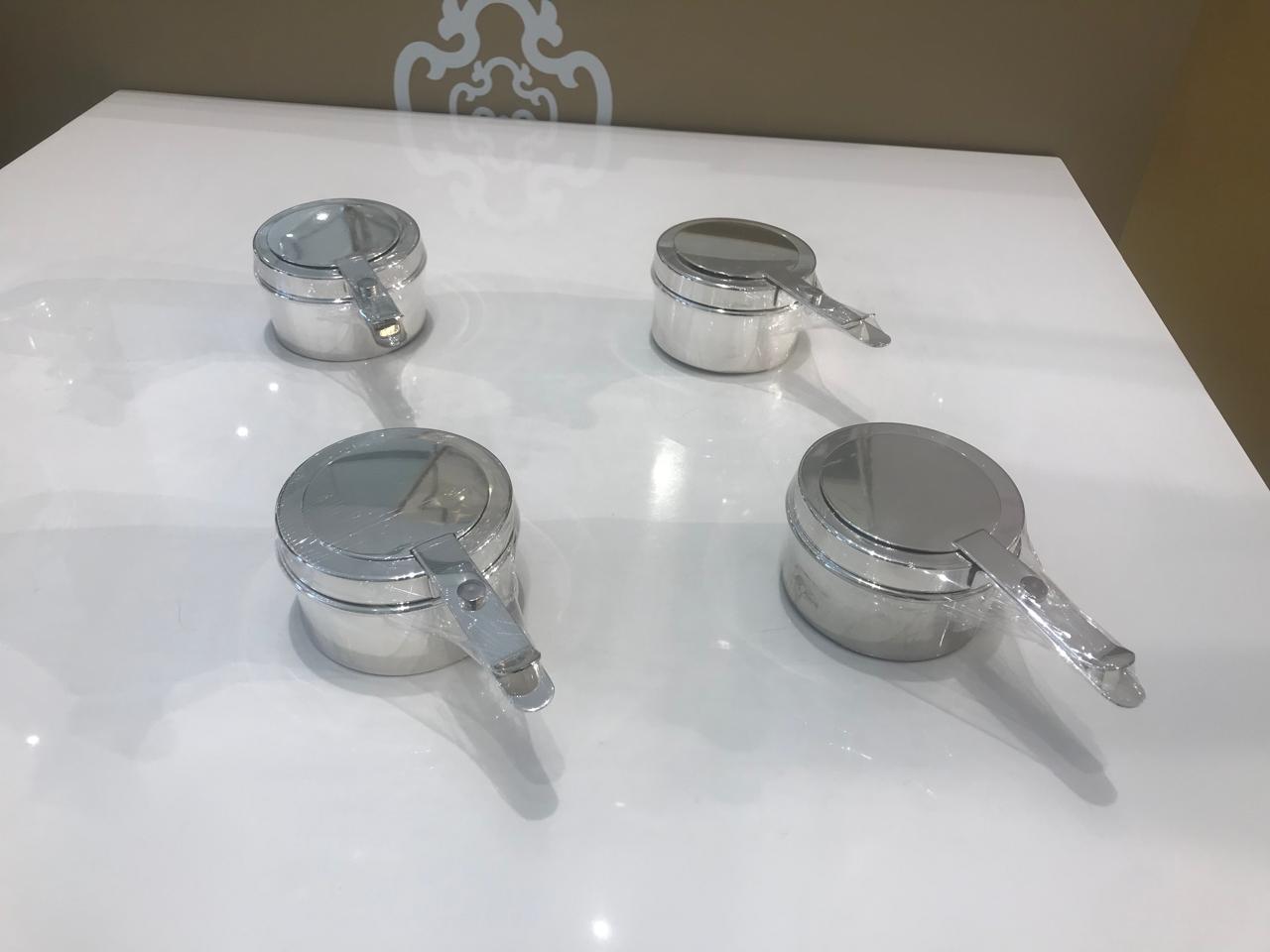 X-Large Double Rectangular Silver Chafing Dish - صورة 7