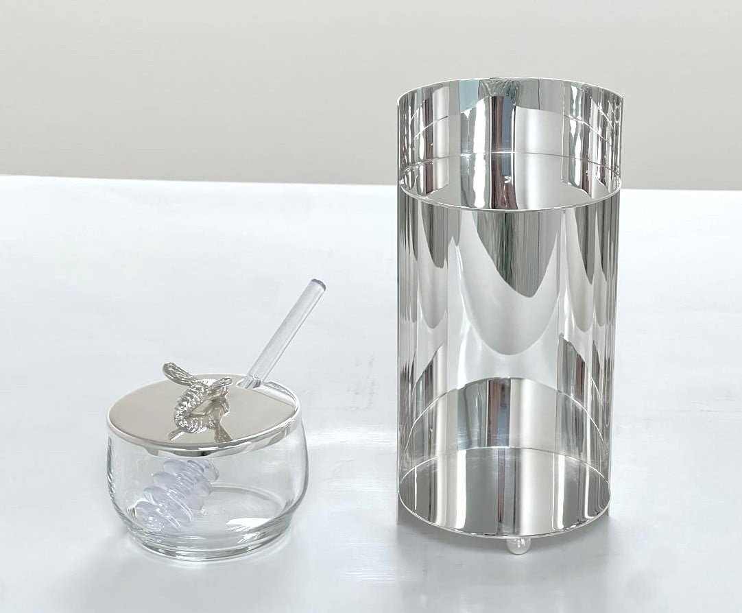 Bee Cover + Pot + Honey Spoon & Support of Tostes - صورة 7
