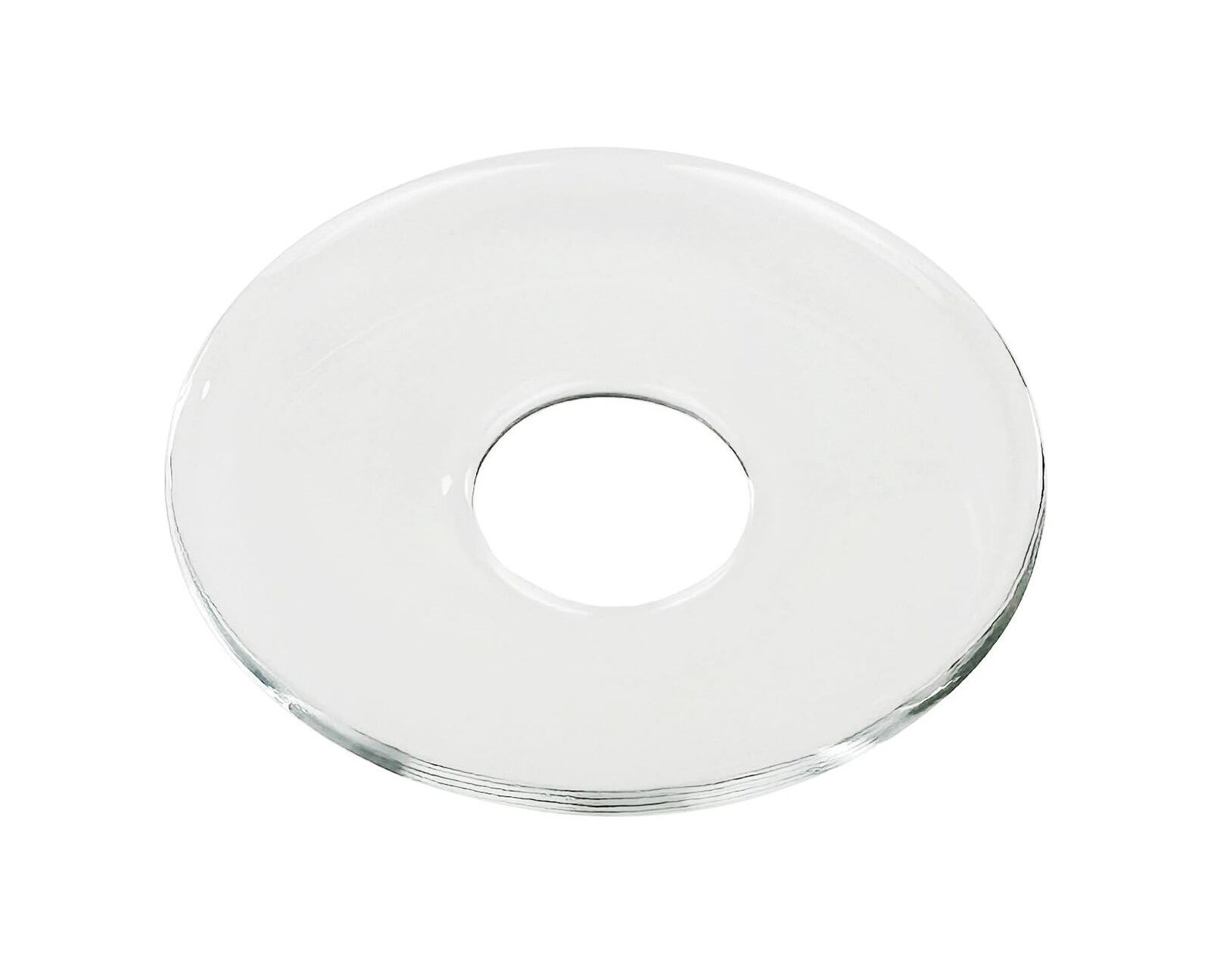 Small Glass Rings Holder Set For Drop Candles, Can attache on the Candlestick - صورة 2