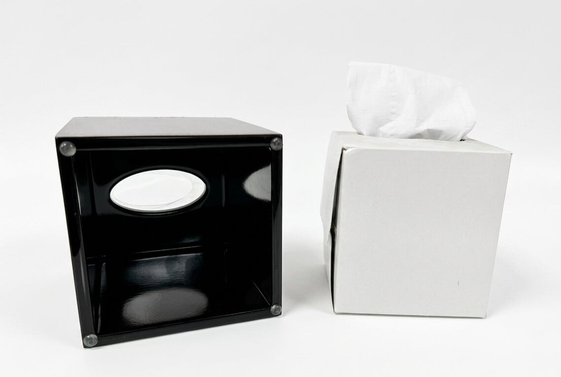 Luxury Set of Tissue Box & Waste Basket - صورة 9