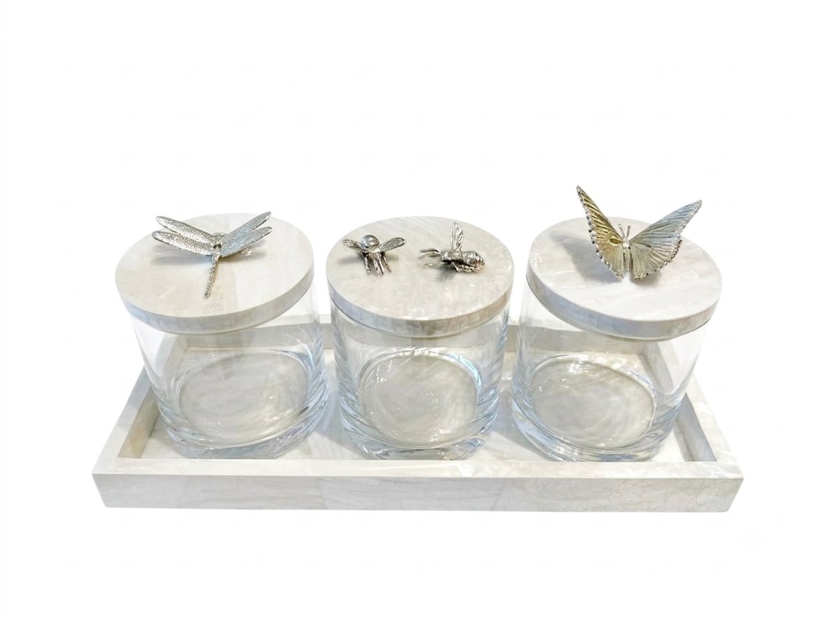 Luxury Decorative Pearl Oyster Shell Set (4 Pieces) - Image 2