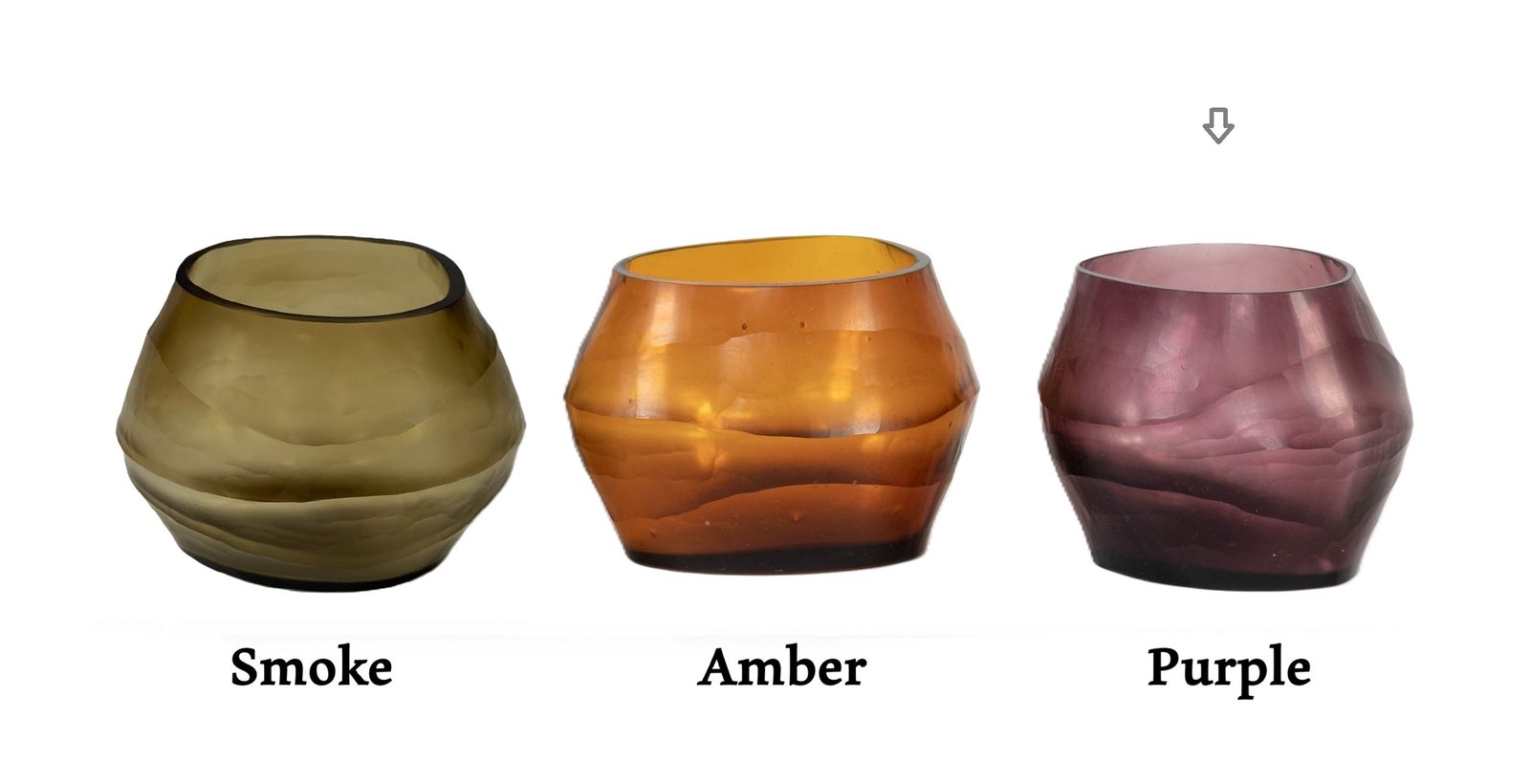 T-Light oval big holder, purple color - Image 9