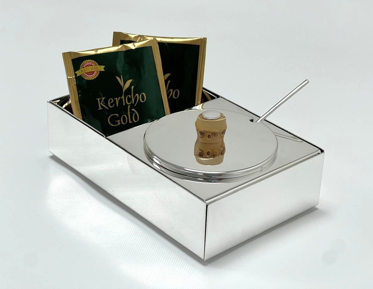 Sweetener Holder w Bamboo - صورة 3