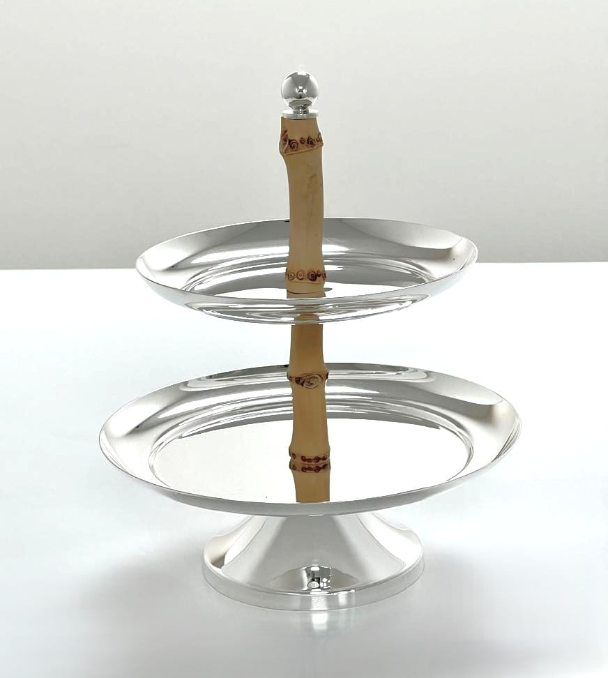 Medium Appetizer Bamboo Stand - Image 6