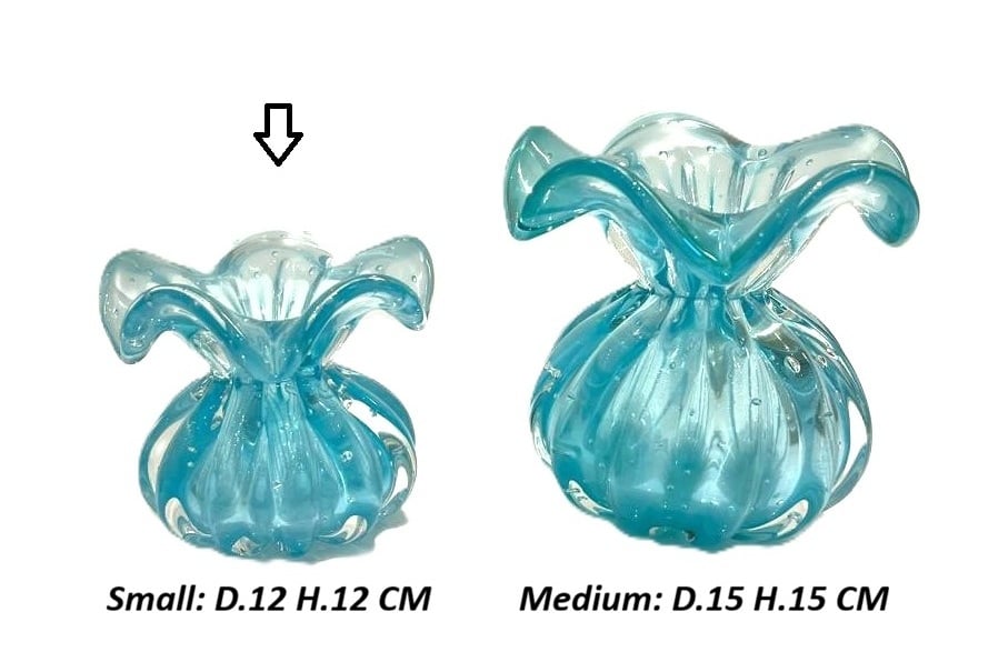 Murano Crystal Vase, Small - صورة 5