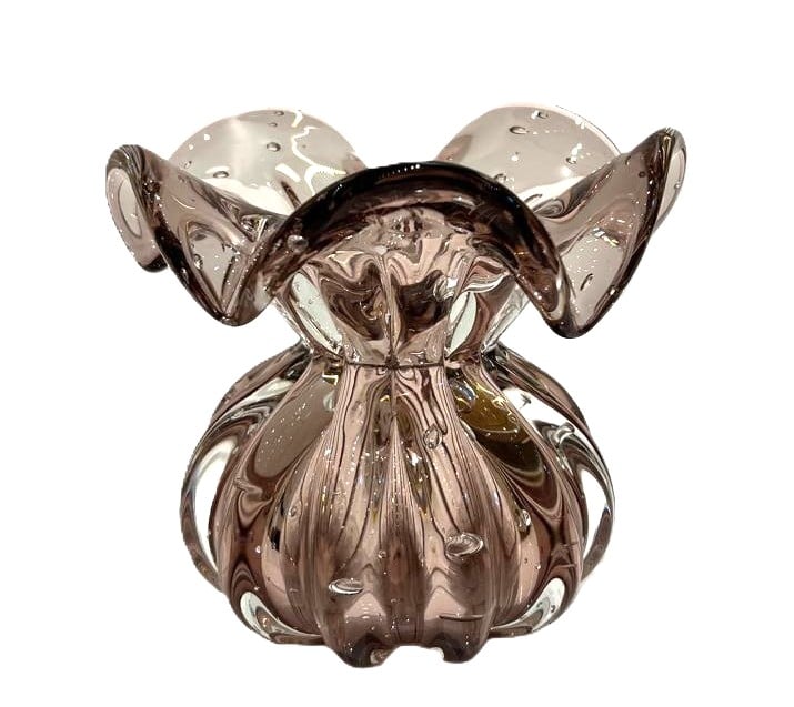Murano Crystal Vase, Medium - صورة 4