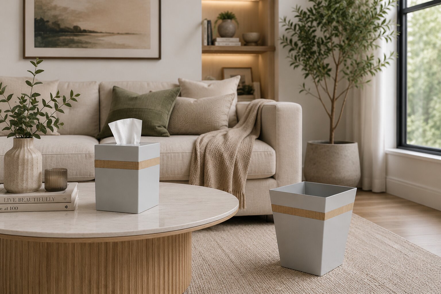 Tissue & Waste Basket - SKU #. 34425 - صورة 9