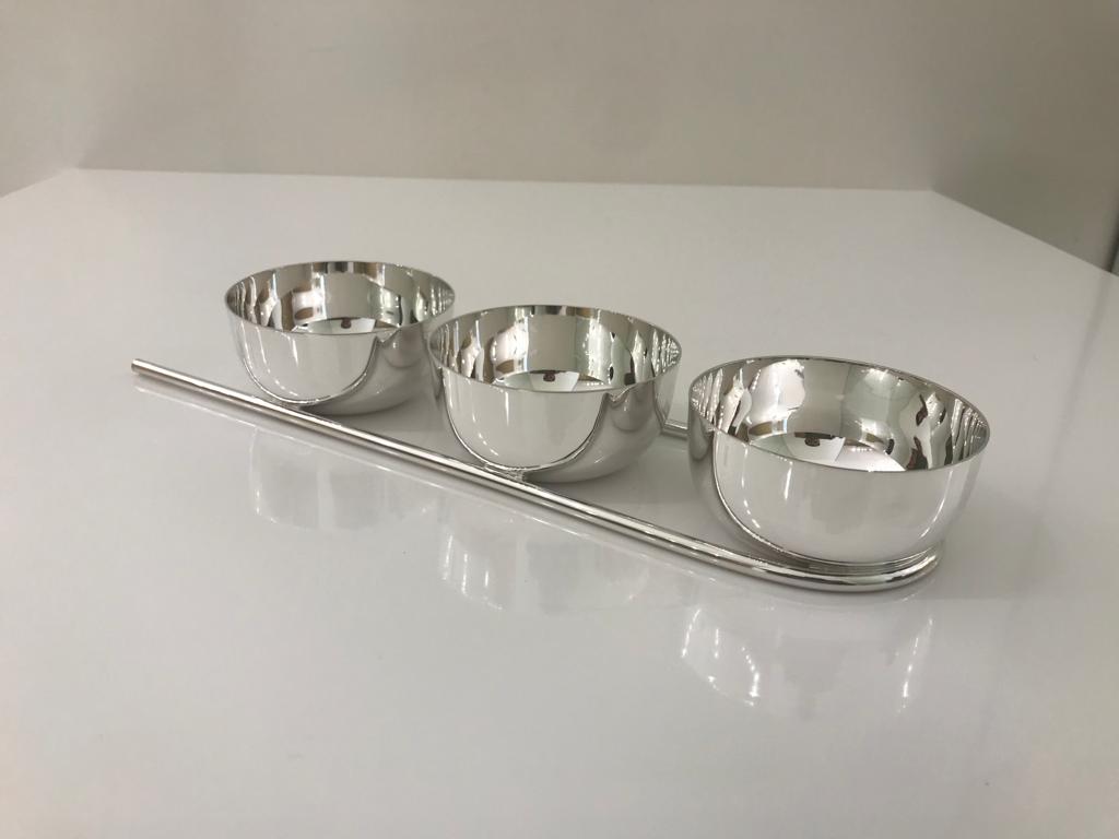 Petit Fours Holder - Three Bowls - Image 2