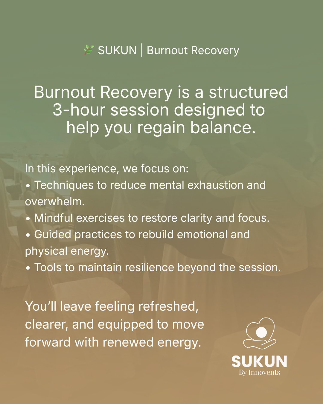 Saturday 5-8 PM Burnout Recovery - Image 2