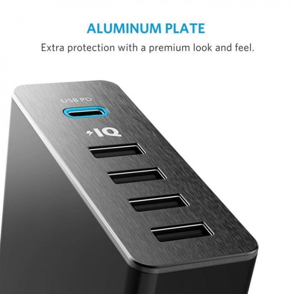 مخزن طاقة |انكر| Power port+5 USB-C أسود - صورة 6