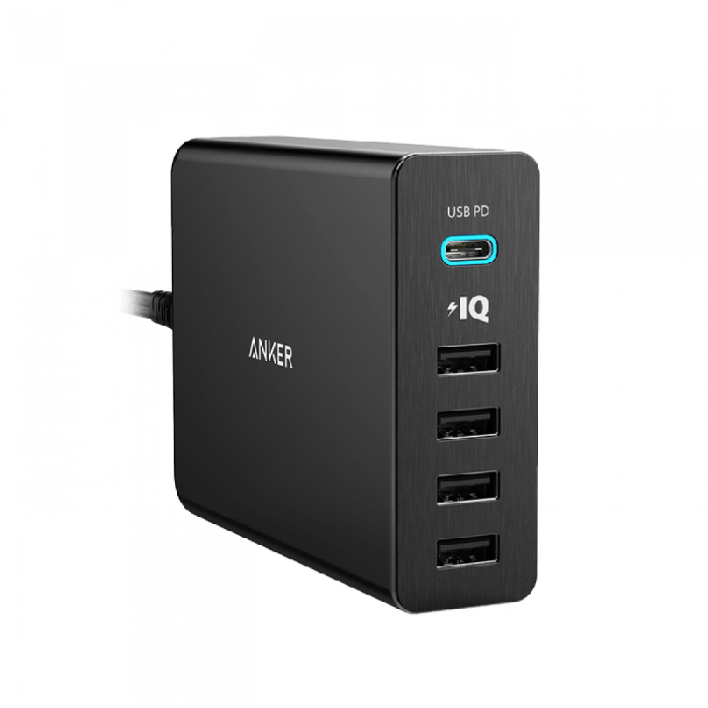 مخزن طاقة |انكر| Power port+5 USB-C أسود - صورة 1