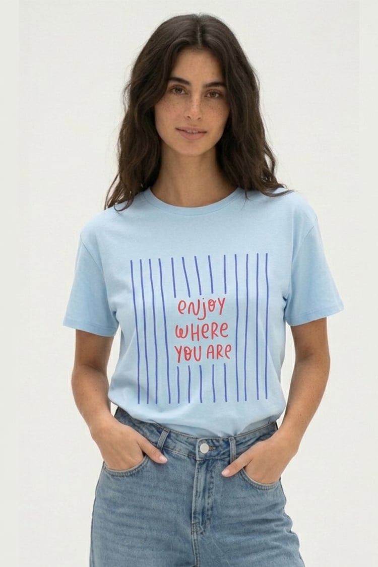 Enjoy where u r - baby blue - Image 2
