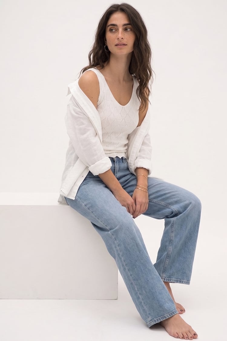 Breeze knit top - White - Image 2