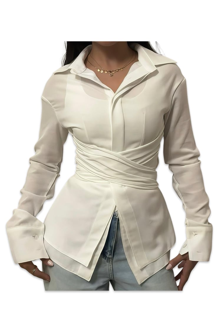 Sculptured wrapped waist - Image 4