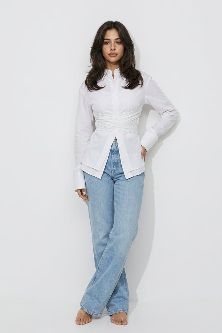 Sculptured wrapped waist - Image 1