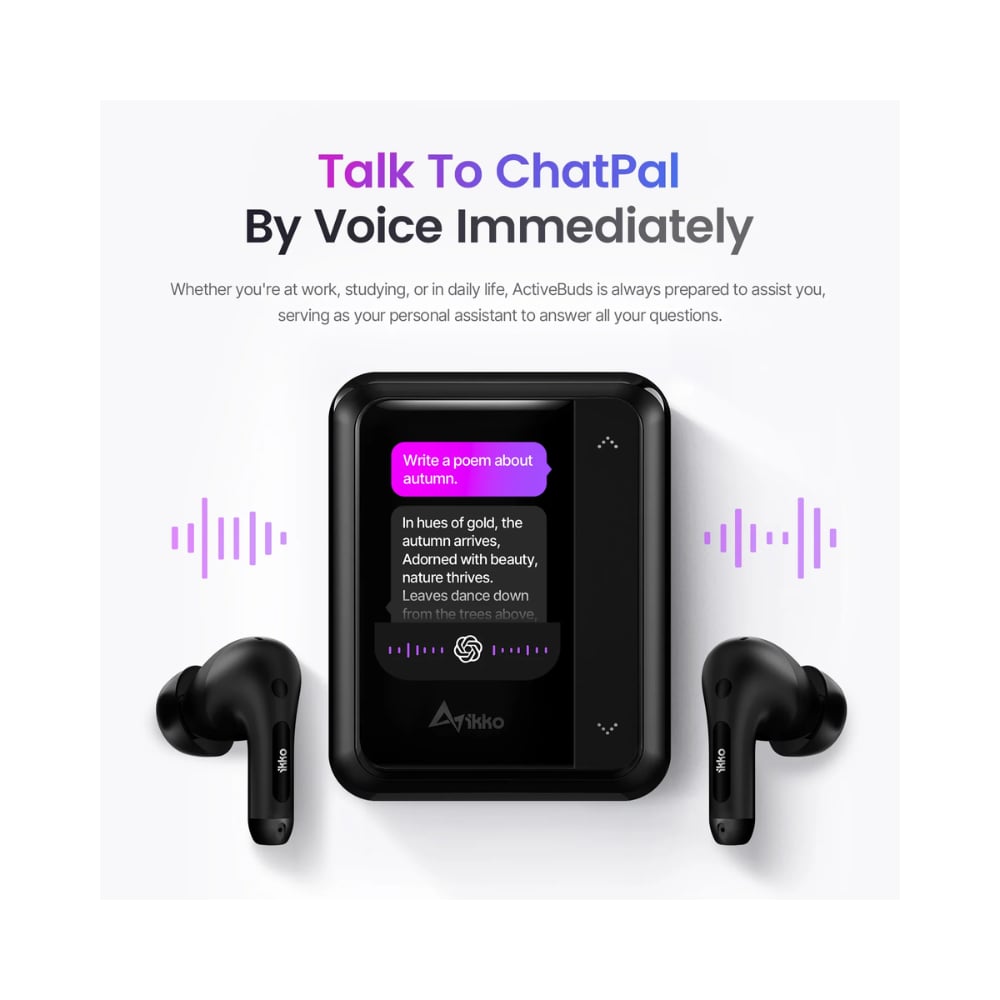ActiveBuds AI-Smart Earphones with Touchscreen‏ - Image 16
