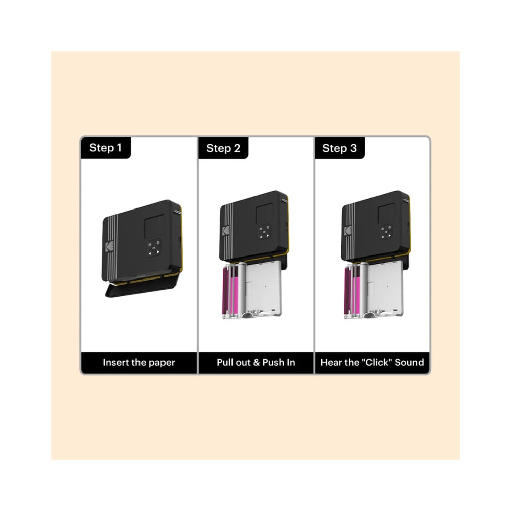 Instant Print 3x3 Cartridge for Mini Shot 3 Camera  - Image 3