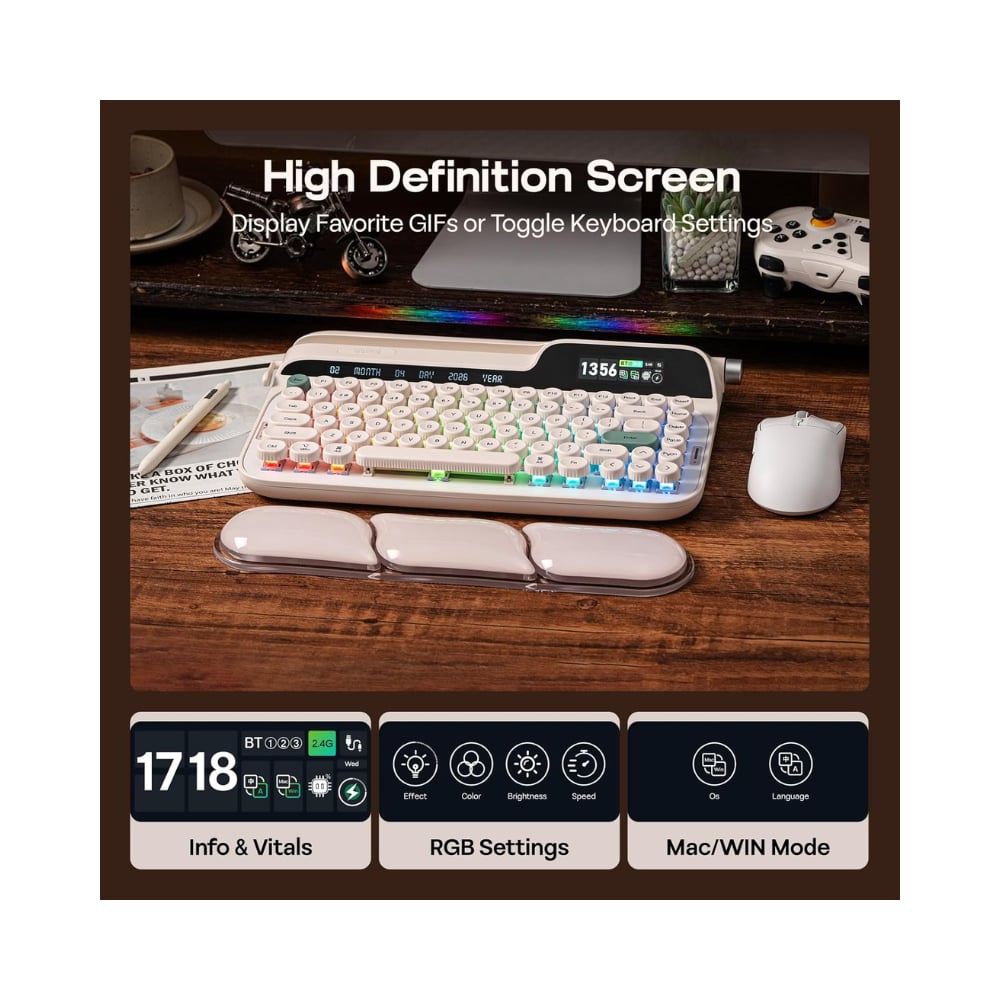 Glyph Typewriter Like Wireless Mechanical Keyboard - Image 13