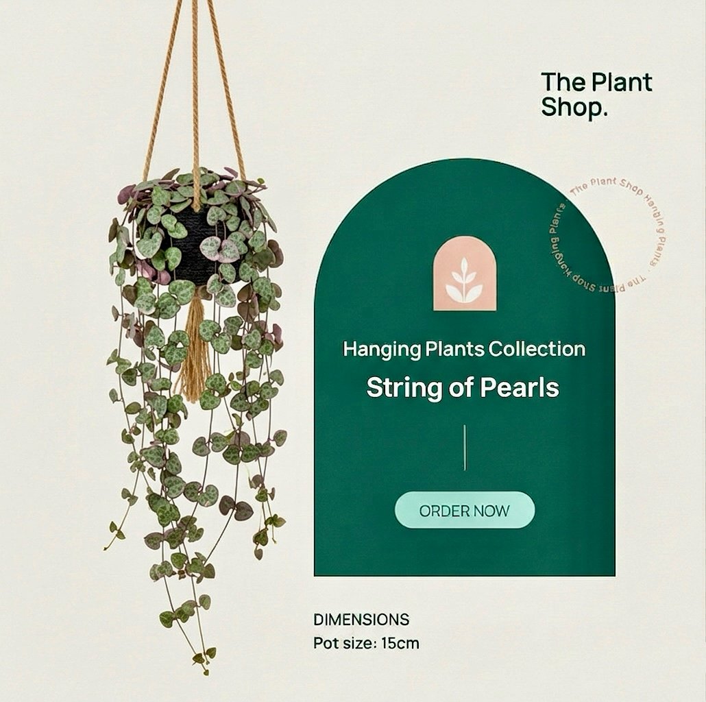 Hanging String Of Hearts - Image 1