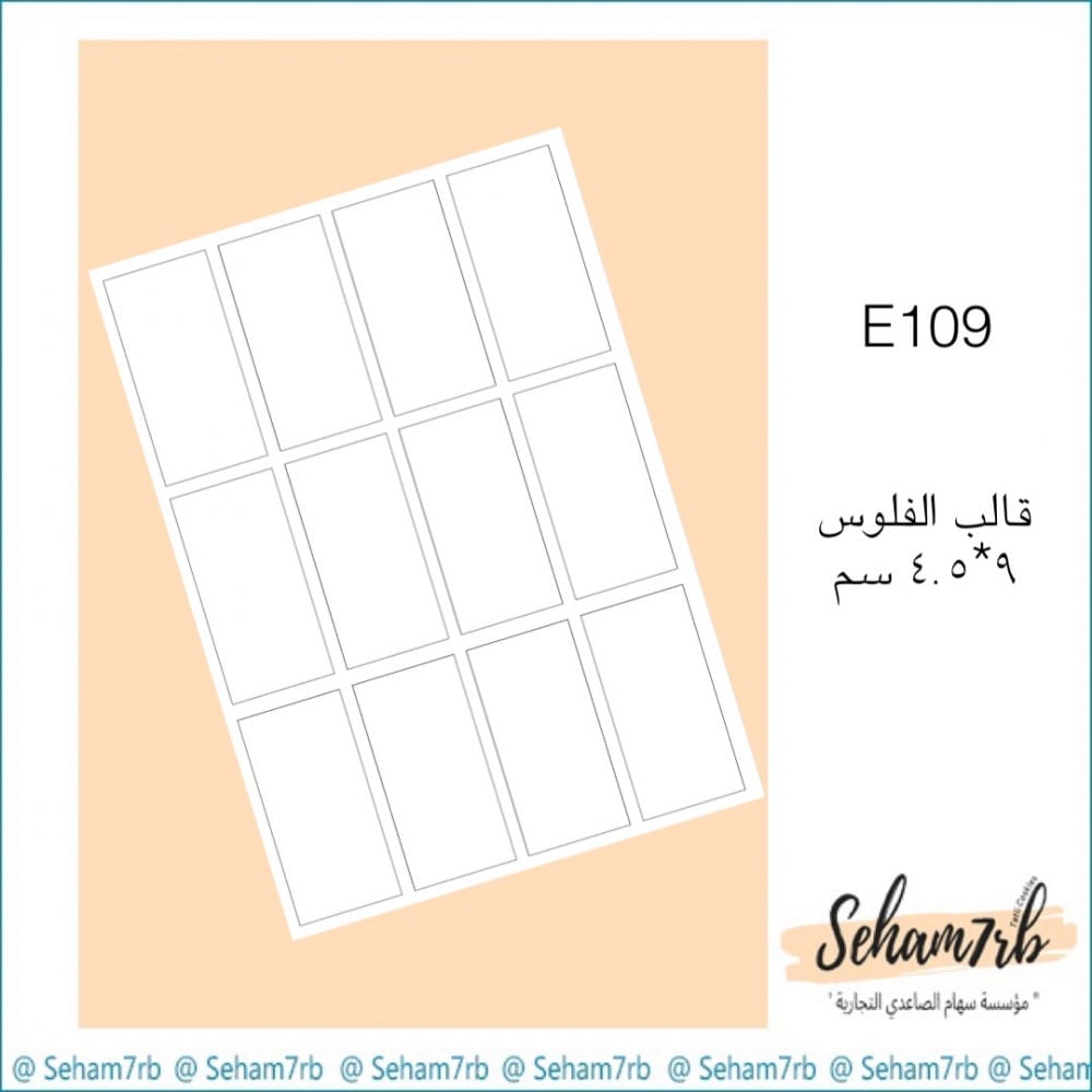 E109 قالب الفلوس - صورة 1