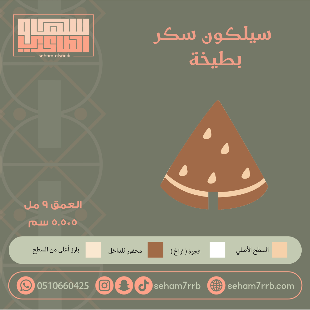 سيلكون سكر قطعه بطيخه - صورة 1