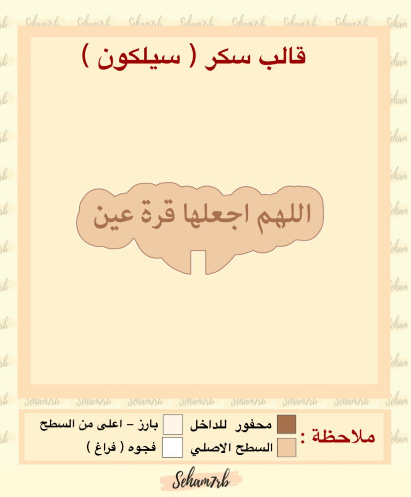 اللهم اجعلها قره عين ( شكل الاسم ) - صورة 1