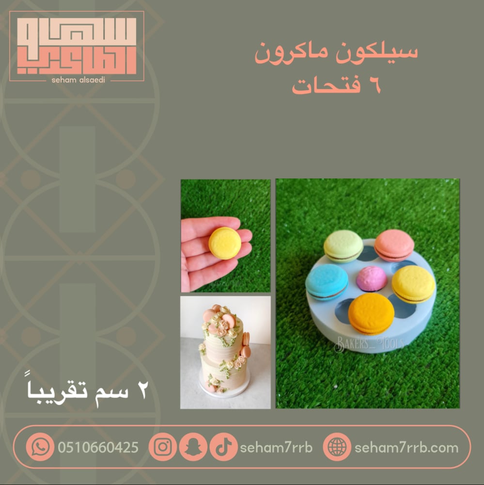 سيلكون ماكرون 6 فتحات - صورة 1