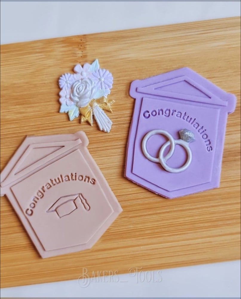 ختم  منحني Congratulations - صورة 2