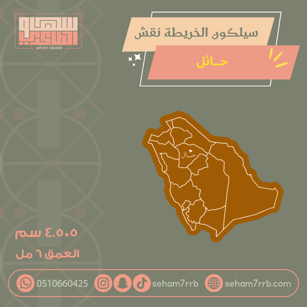 سيلكون الخريطة نقش حائل - صورة 2