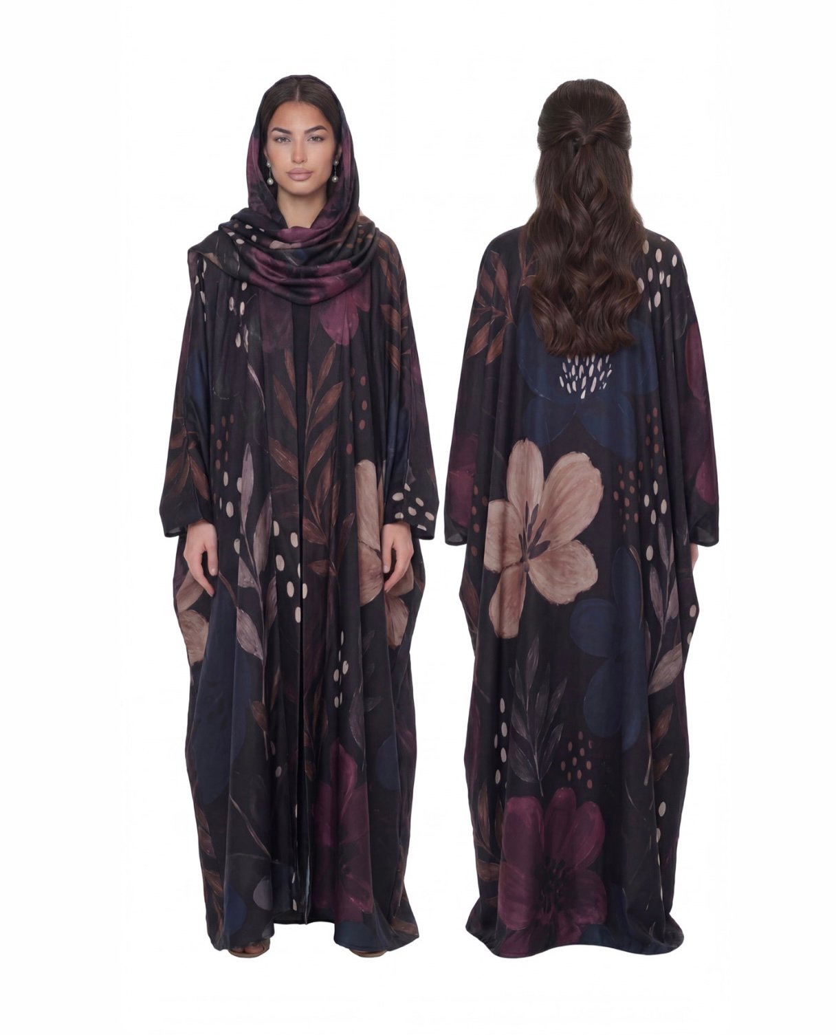 Velvet Garden Abaya 02 - Image 1