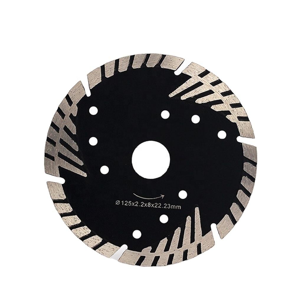 Triangular Wave Blade for Cutting Marble and Granite (125x22.23mm) - Image 1