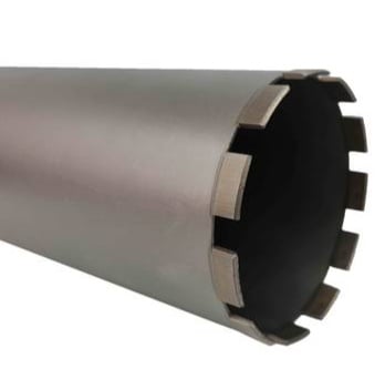 Φ130*L300*H10*3.5mm*SN11*1/2BSP Laser-welded Diamond Core Drill Bit For Wet Drilling used for drilling concrete,reinforced concrete and building materials - Image 3