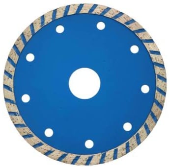 Cold-pressed turbo saw blade used for cutting granite,marble,concrete and brick 115*H7*1.2*2.2*22.23mm - Image 1