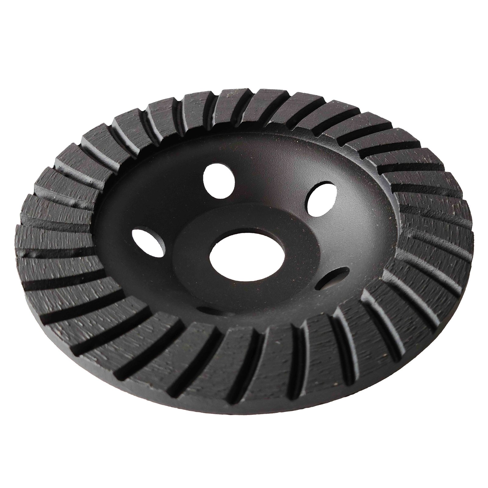 Φ125*22.23mm*H5*20*SN30 Cold Pressed Continuous Turbo Diamond Cup Grinding Wheel Rough Finish used for grinding and polishing concrete,granite,marble and stone - Image 1