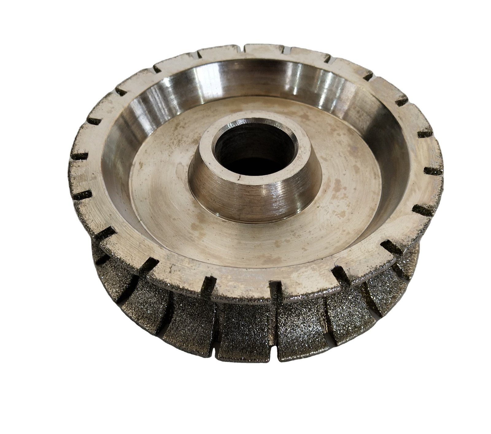 Electroplated wheel for stone grinding and shaping 140x55mm - Image 1