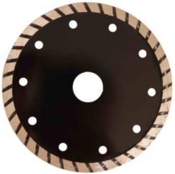 Cold-pressed turbo saw blade used for cutting granite,marble,concrete and brick 125*H7*1.2*2.2*22.23mm - Image 1