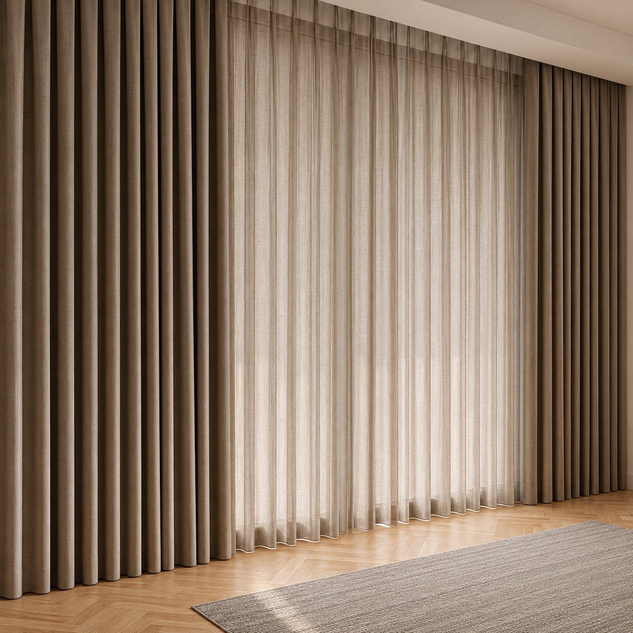 ستائر ويفي بتصميم انسيابي فاخر لمنزلك - صورة 2