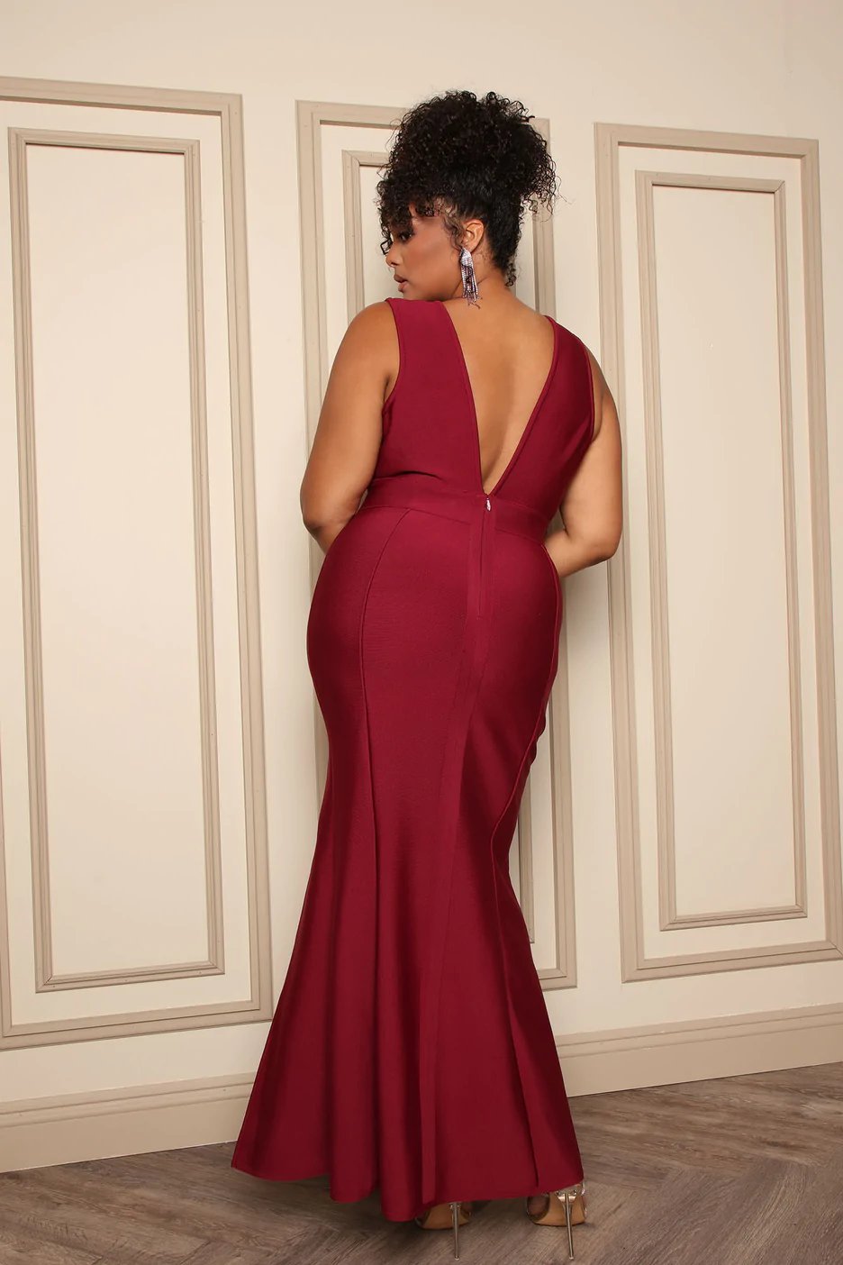 فستان بلا أكمام مشد طويل - صورة 7