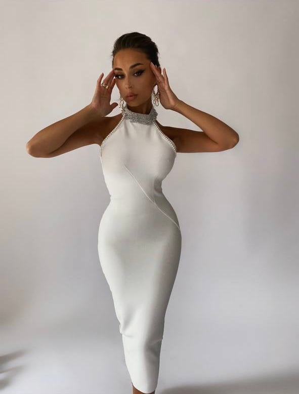 فستان بلا أكمام للركبة - صورة 1